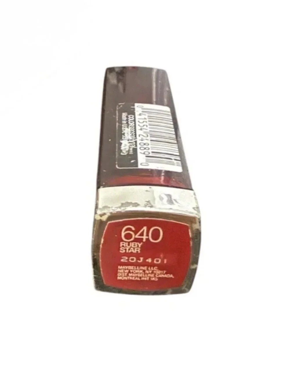 Maybelline Color Sensational Lipstick 640 Ruby Star Damaged Tip! See Pic’s!
